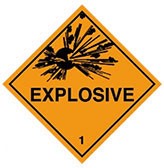 ADR Explosive Sign