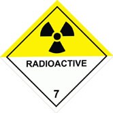 CLASS 7 Radioactive Substances Sign